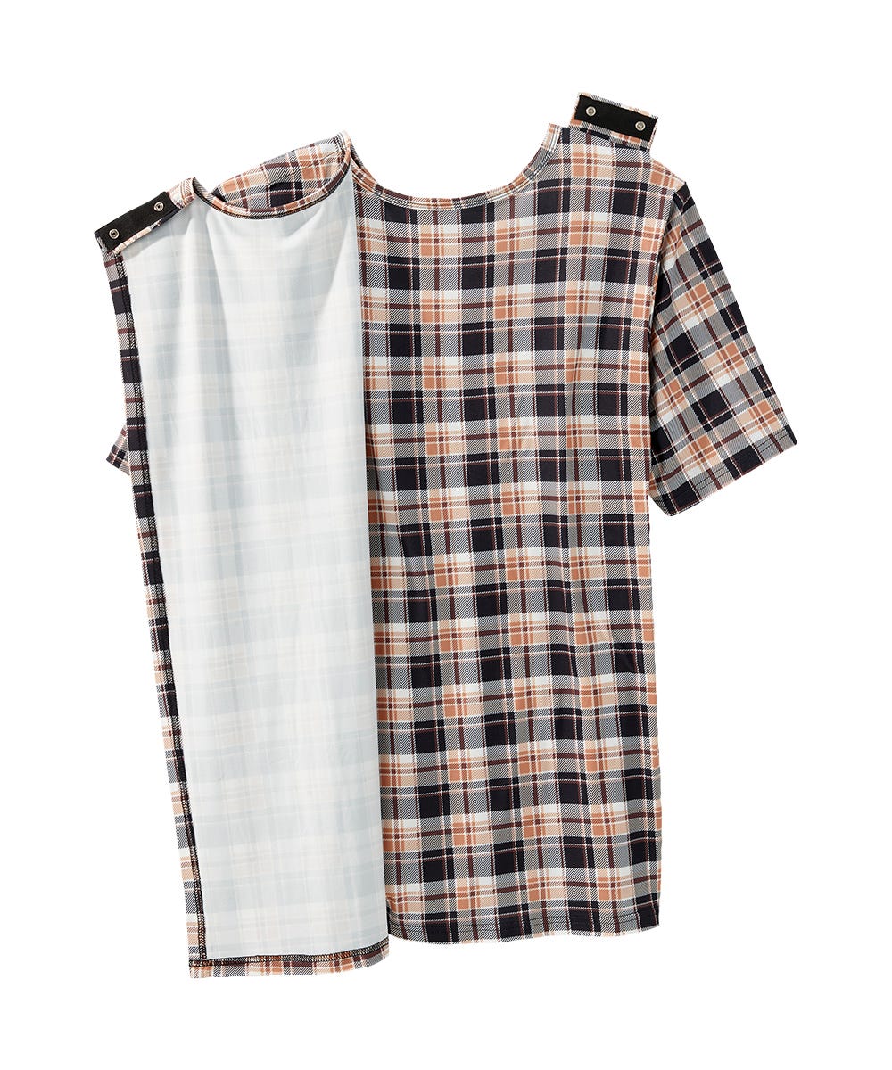 Men's Open Back V-Neck Pocket T-Shirt