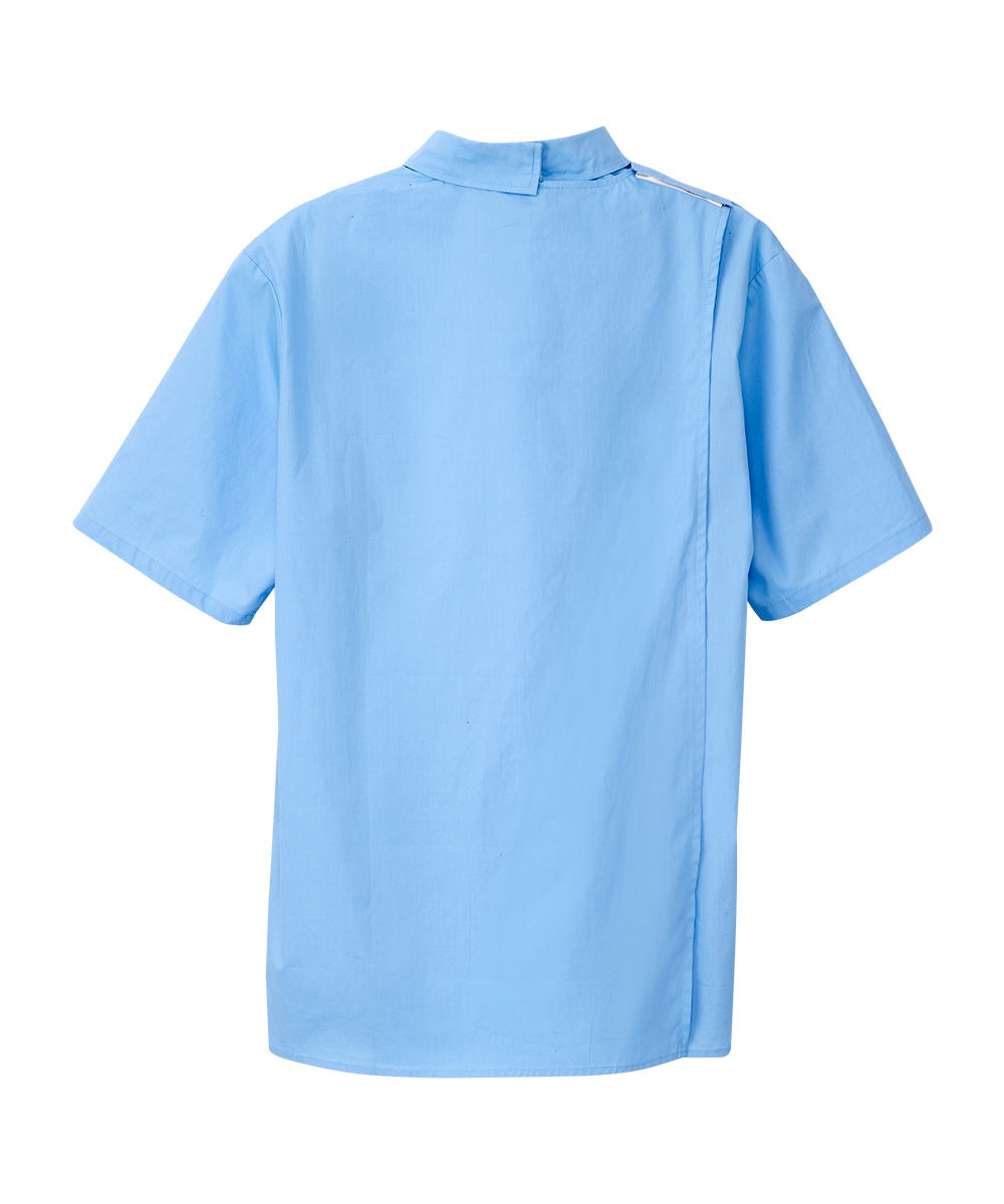 Men's Open Back Classic Short Sleeve Shirt