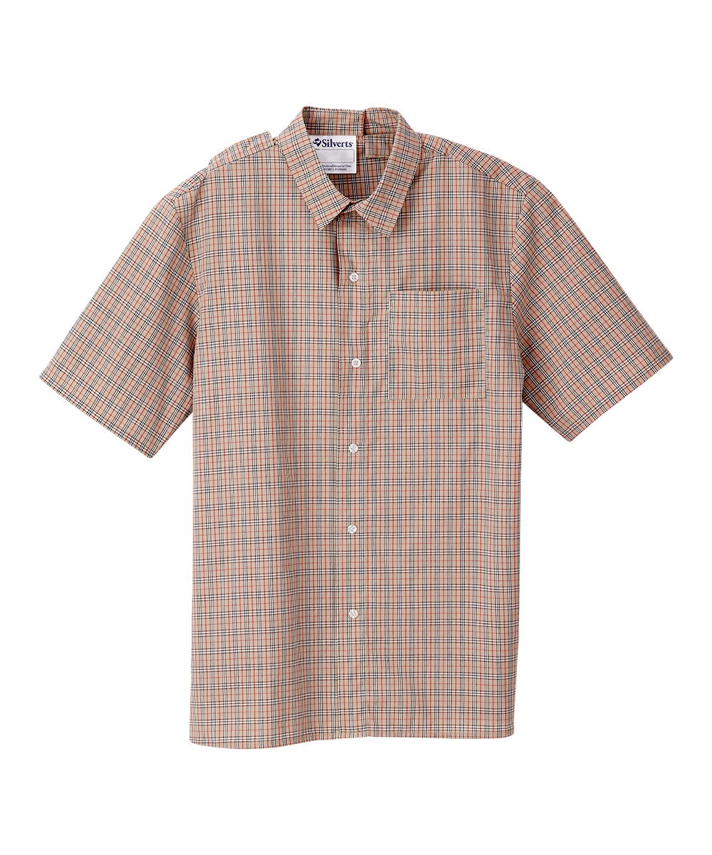 Men's Open Back Classic Short Sleeve Shirt
