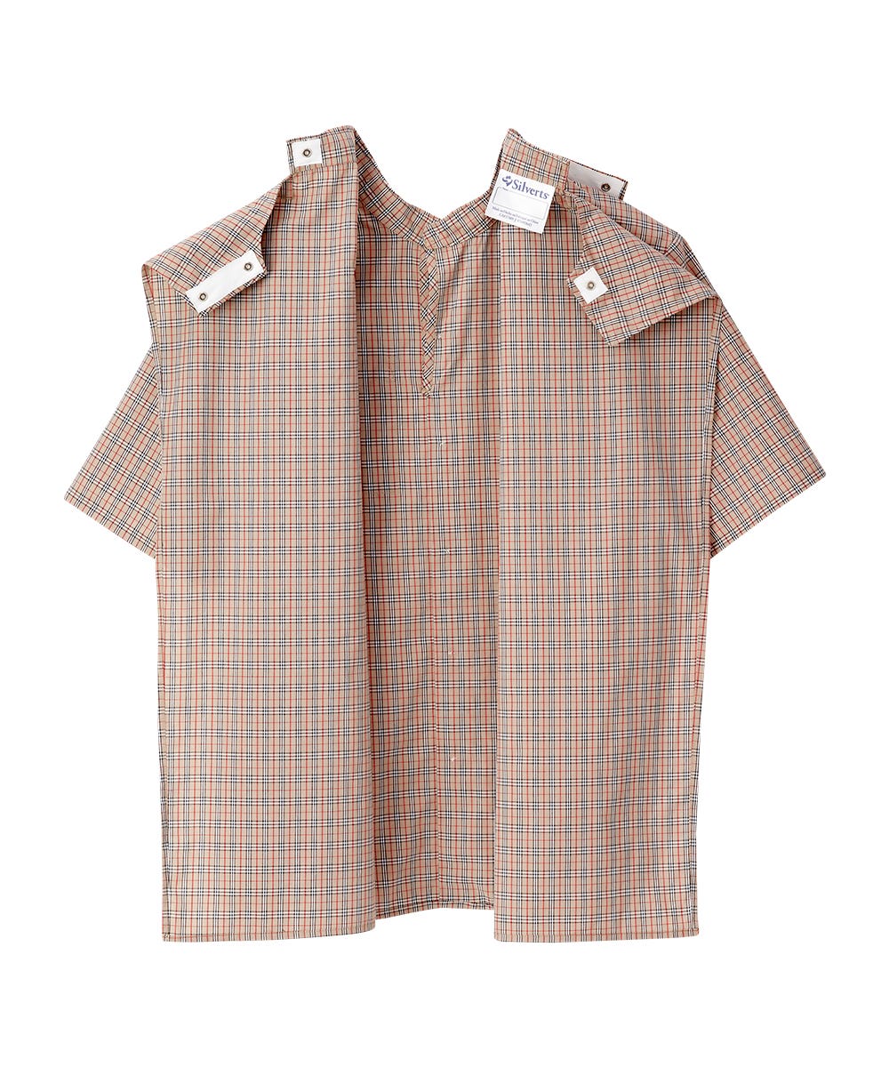 Men's Open Back Classic Short Sleeve Shirt