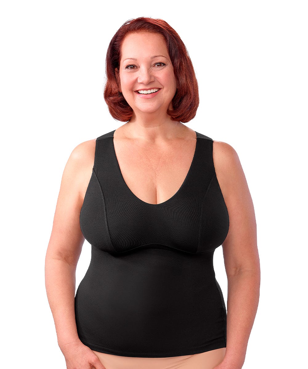 Women's Adaptive Wire-Free Breast Nest Bra Camisole