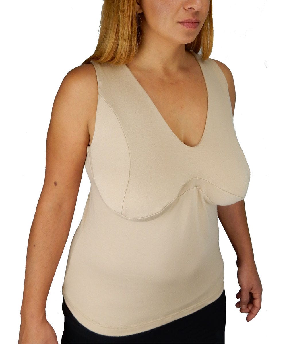 Women's Adaptive Wire-Free Bra Camisole by Breast Nest (Cups DD-HH) - Clearance