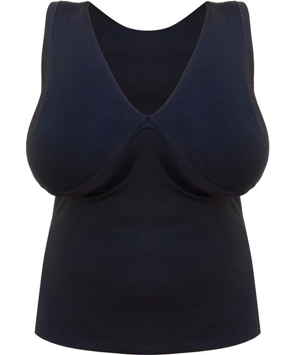 Women's Adaptive Wire-Free Bra Camisole by Breast Nest (Cups DD-HH) - Clearance
