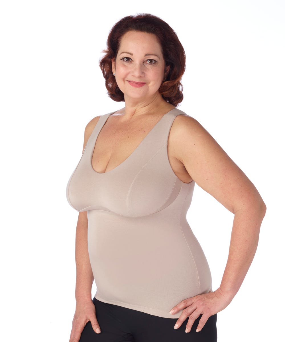 Women's Adaptive Wire-Free Breast Nest Bra Camisole