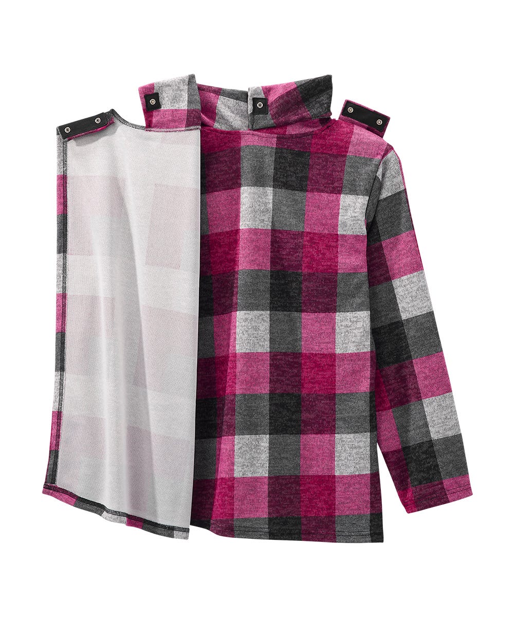 Women's Open Back Cowl Neck Top