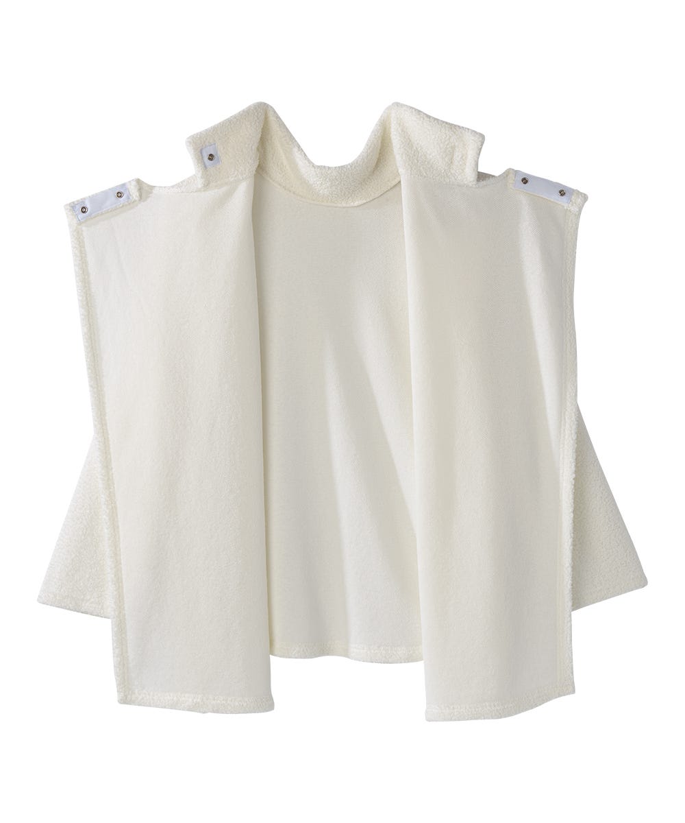 Women's Open Back Textured Turtleneck Top