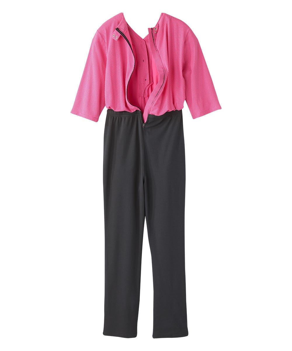 Women's Stay Dressed Jumpsuit Full Back Zip