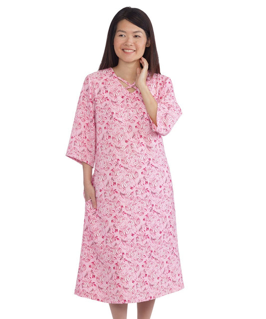 Womens Decorative Neck Adaptive Dress