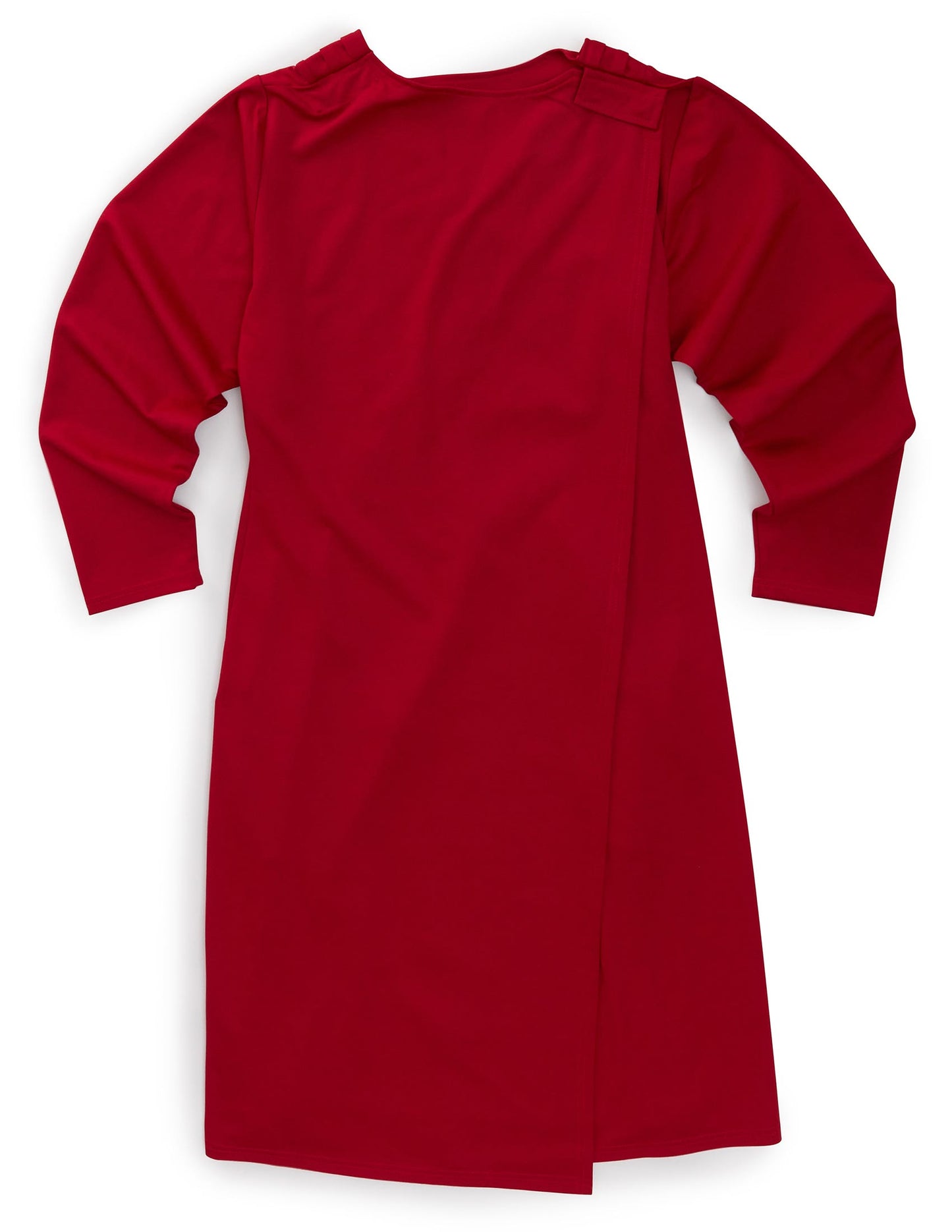 Women's Long-Sleeve Open Back Ponte Dress