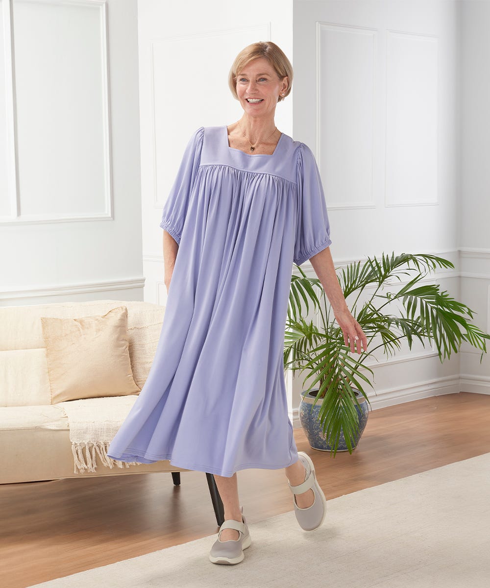 Women's Self Dressing Duster House Dress – Silverts