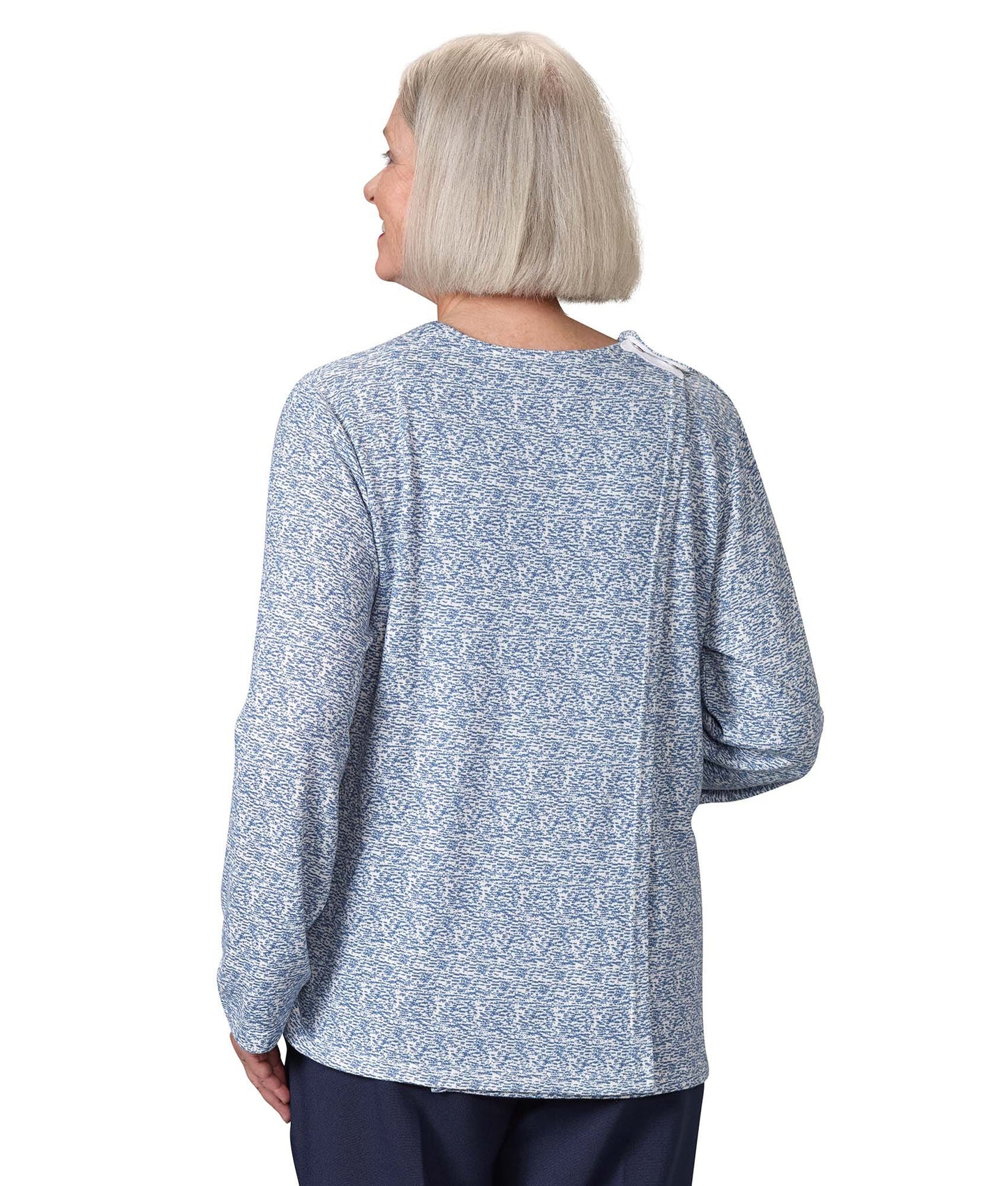 Women's Long Sleeve Open Back Sweater Knit Top - Clearance