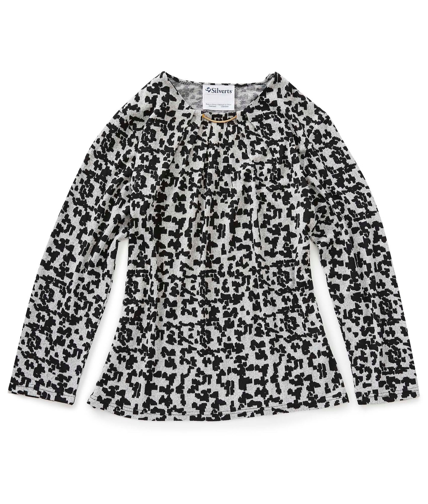Women's Long Sleeve Open Back Sweater Knit Top - Clearance