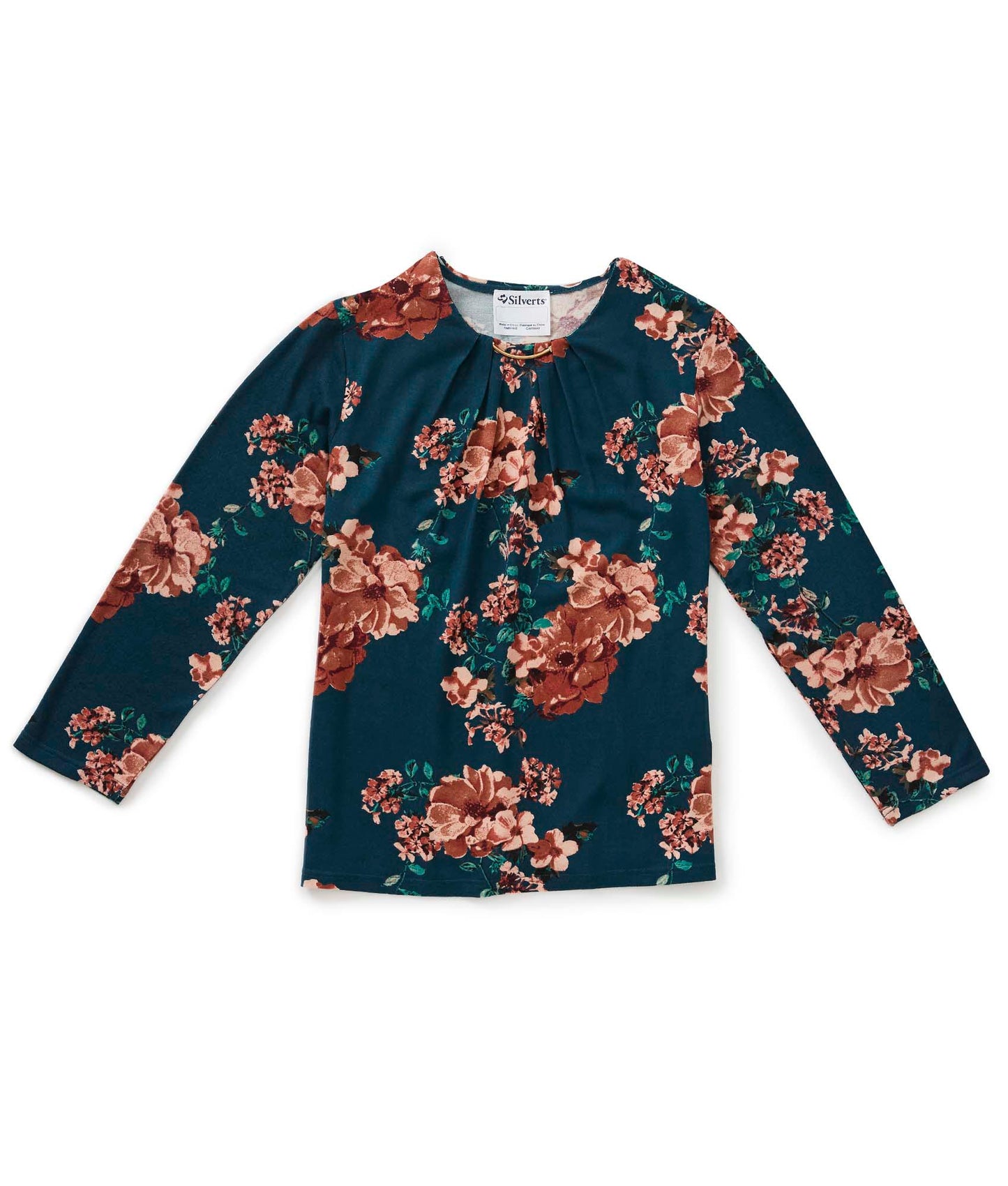 Women's Long Sleeve Open Back Sweater Knit Top - Clearance