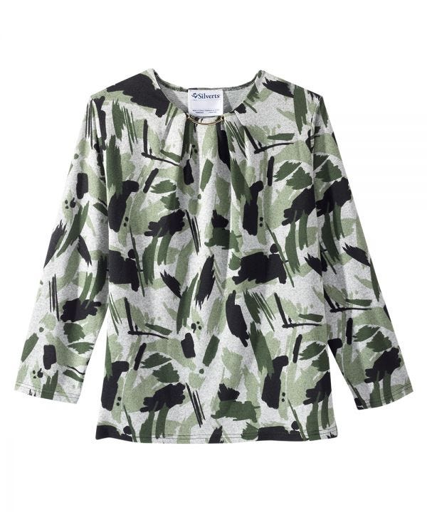 Women's Long Sleeve Open Back Sweater Knit Top