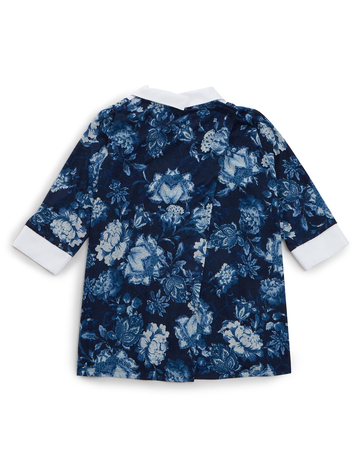 Women's Open Back Collared Top