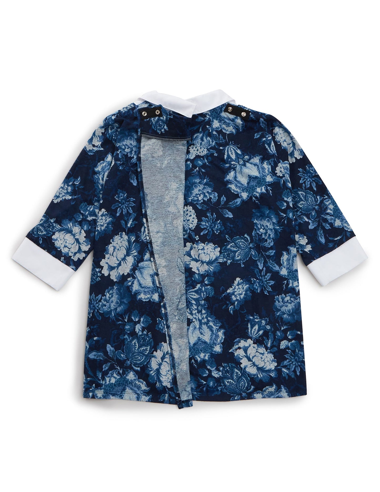 Women's Open Back Collared Top