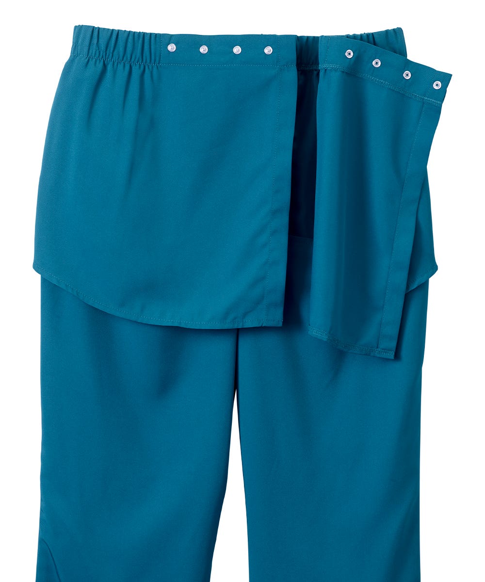 Women's Petite Open Back Gabardine Pant - Clearance
