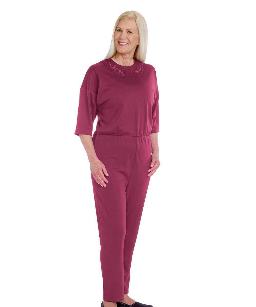 Women's Stay Dressed Jumpsuit with Full Back Zip - Clearance