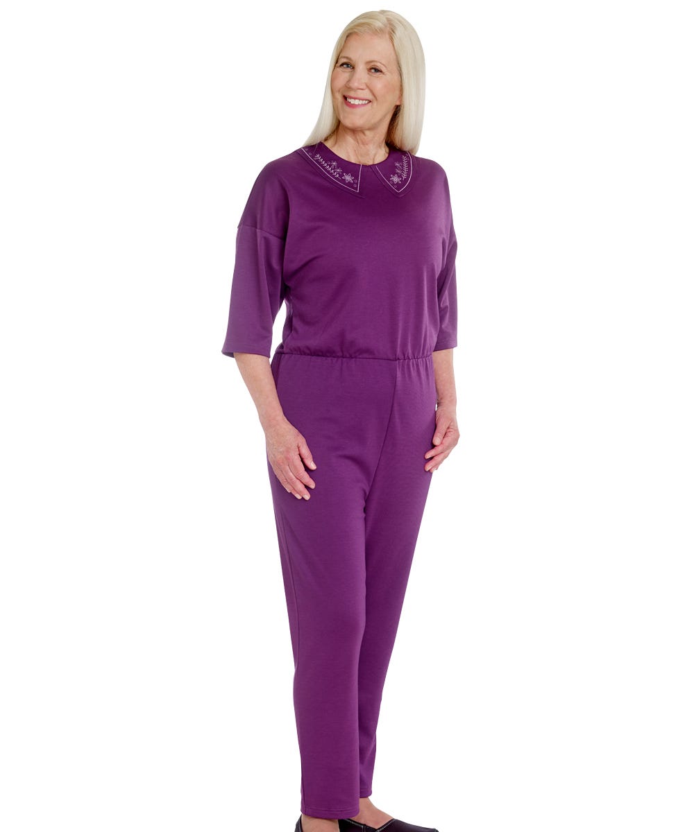 Women's Stay Dressed Jumpsuit with Full Back Zip - Clearance