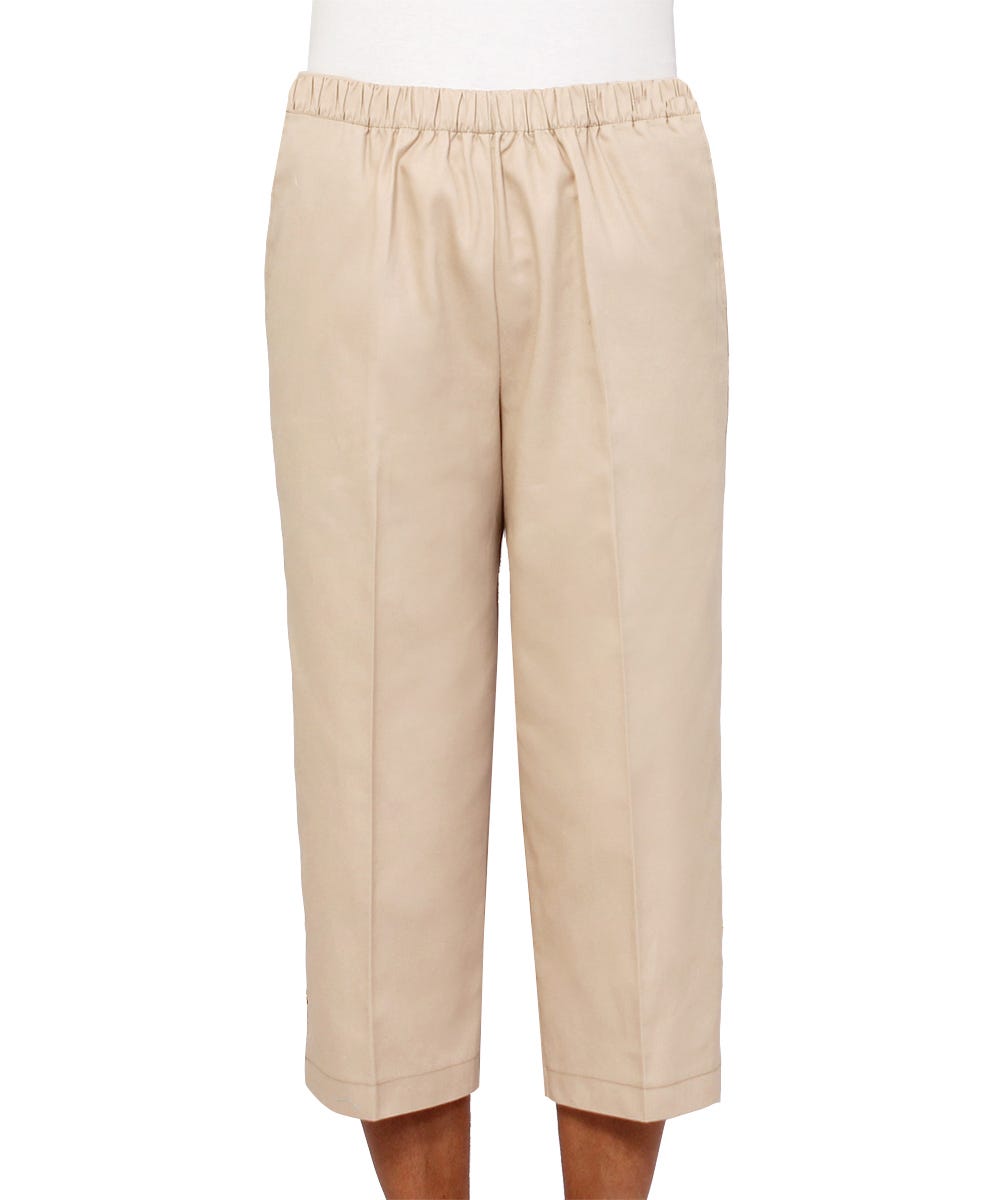 Women's Open Back Cotton Capris