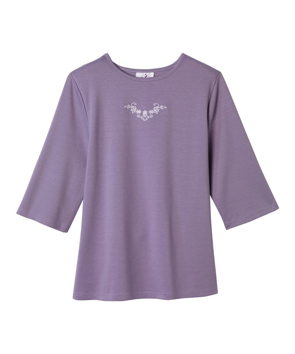 Women's Embroidered Adaptive 3/4 Sleeve Top - Clearance
