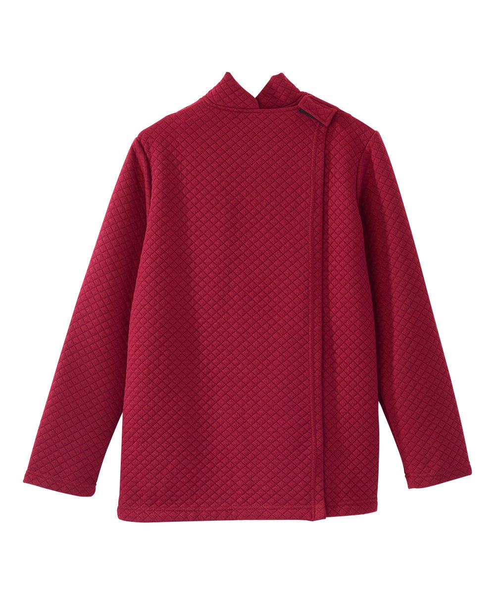 Women's Easy Dressing Open Back Half Zip Track Suit Top - Clearance