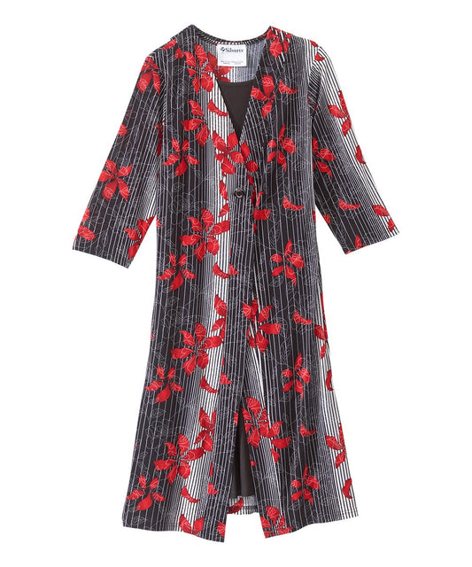 Women's Open Back Twofer Dress - Clearance