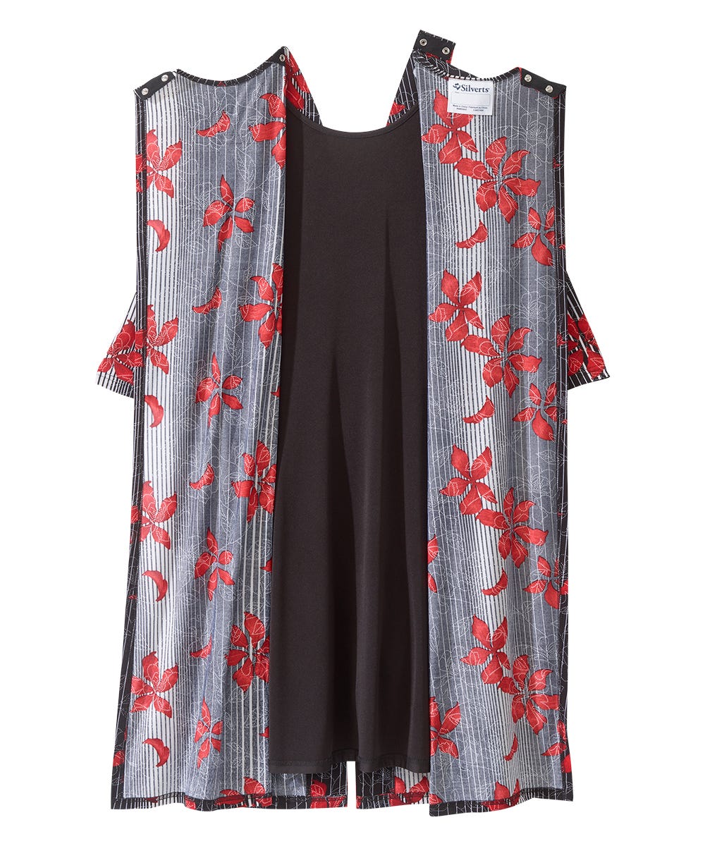 Women's Open Back Twofer Dress - Clearance