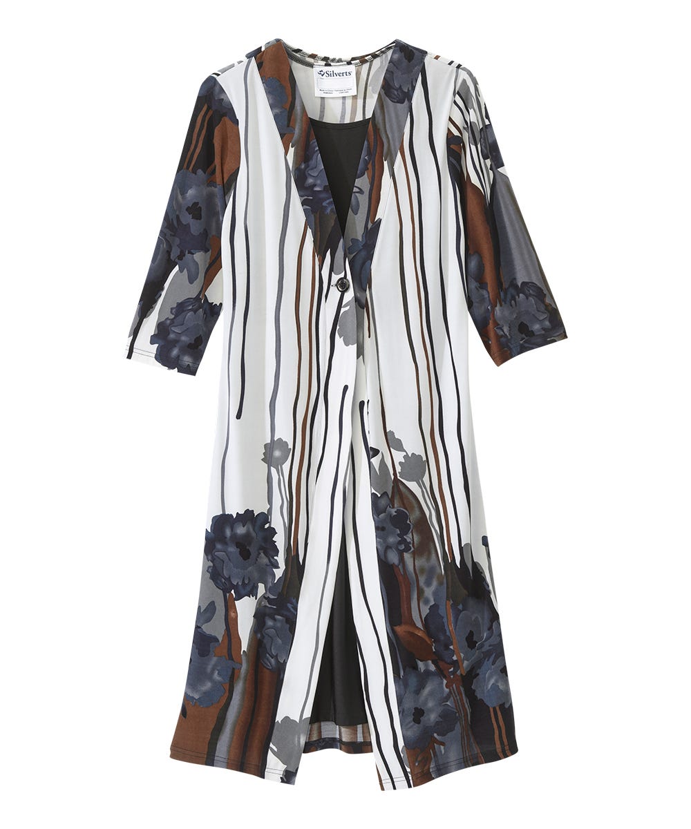 Women's Open Back Twofer Dress - Clearance