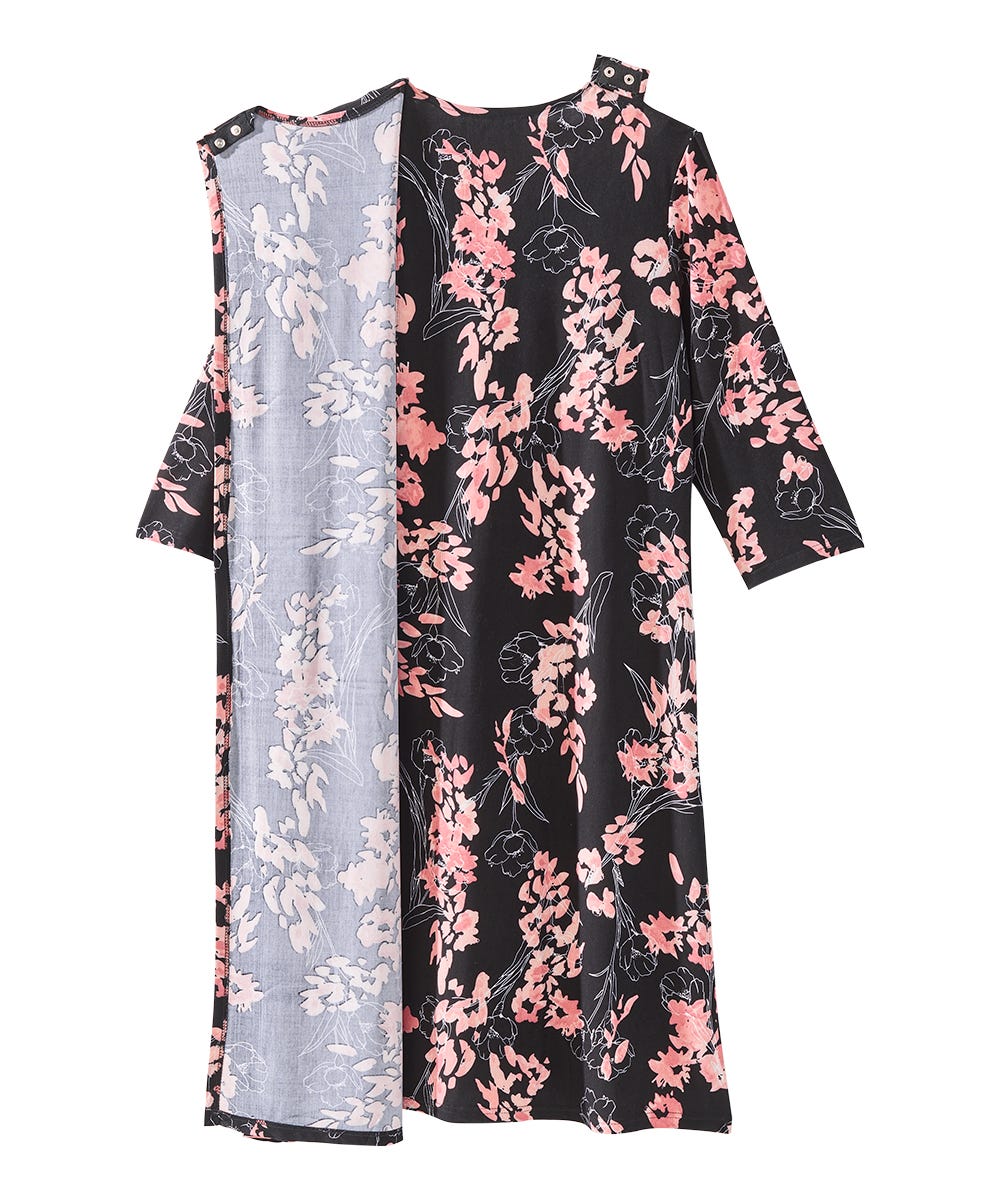 Women's Open Back Twofer Dress