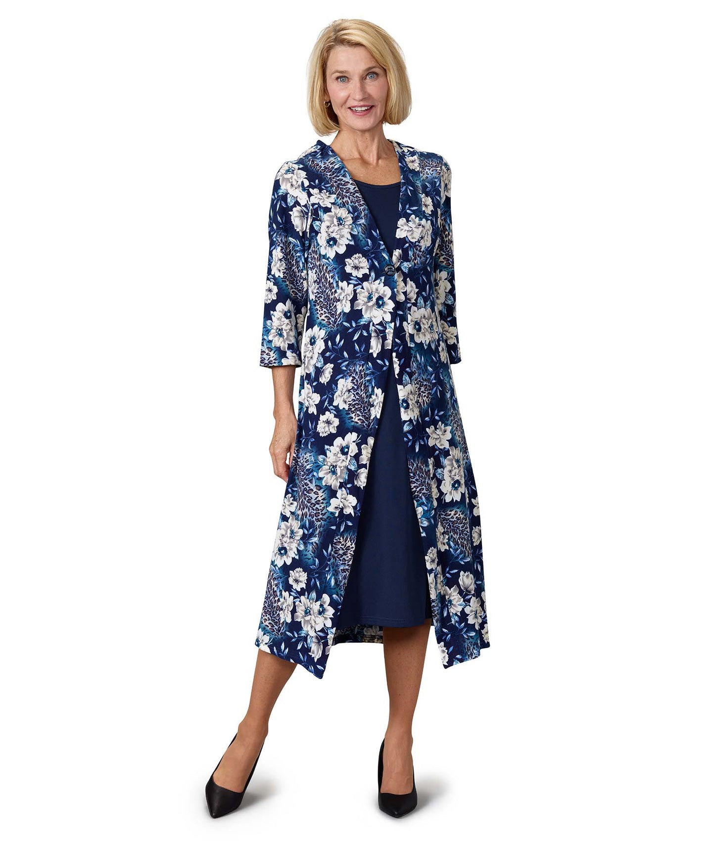 Women's Open Back Twofer Dress - Clearance