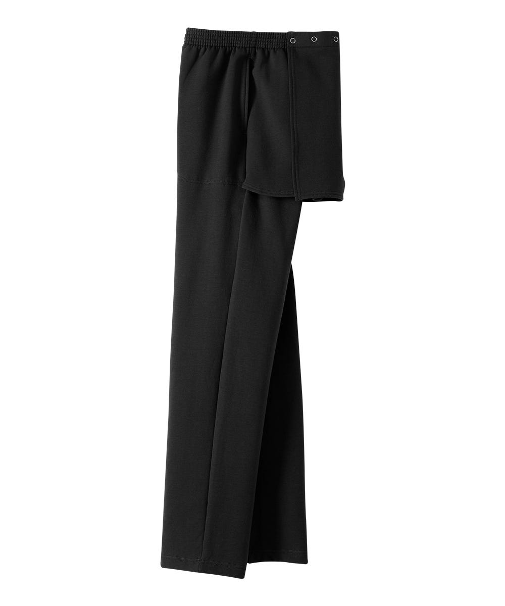 Women's Petite Open Back Fleece Pant