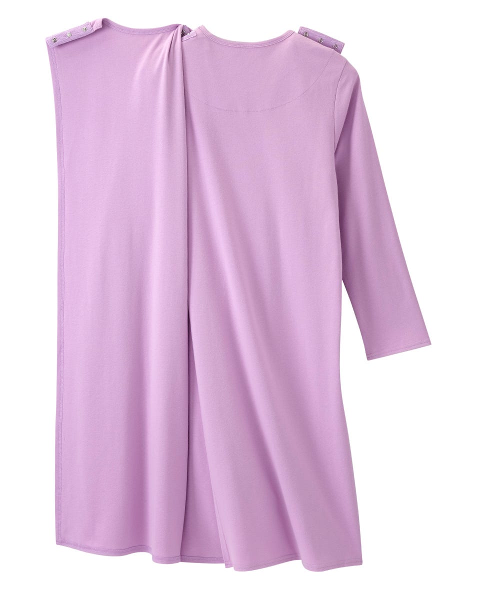 Women's No Peek Hospital & Home Care Long Sleeve Gown