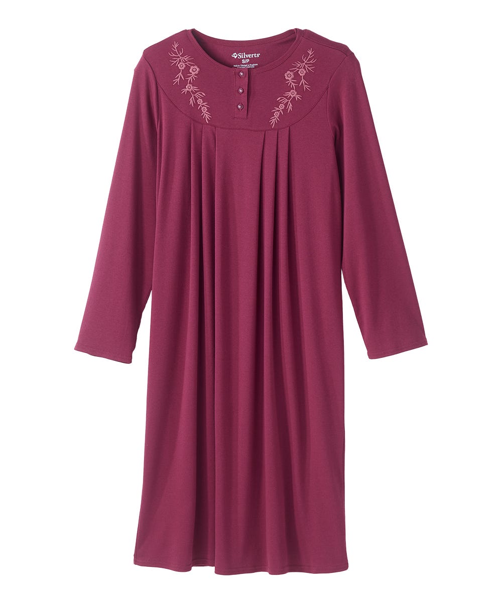 Women's No Peek Hospital & Home Care Long Sleeve Gown