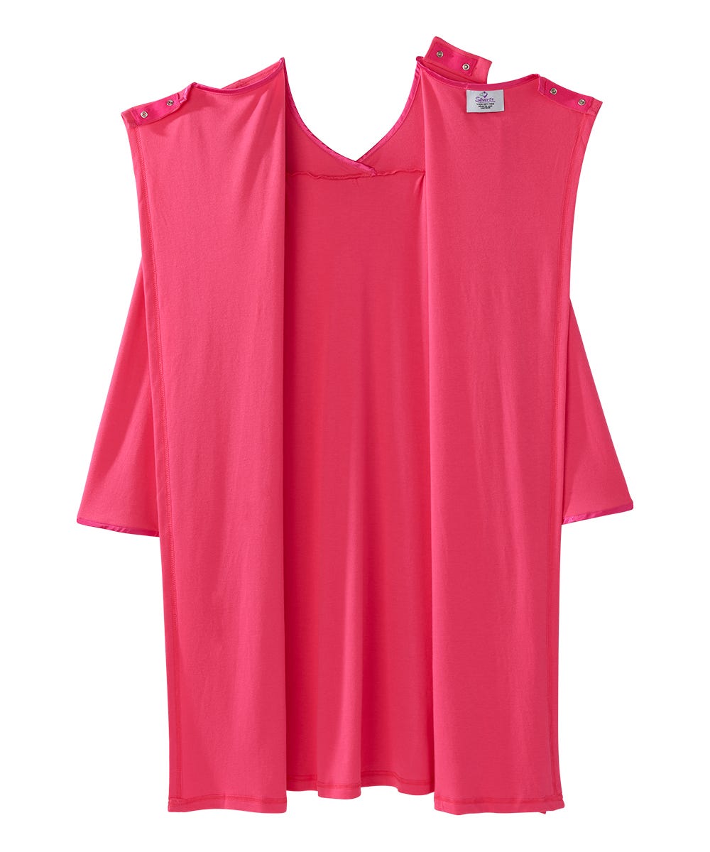Women's Soft Bow Open Back Nightgown