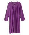 Women's No Peek Hospital & Home Care Gown with Lace Neckline