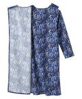 Women's No Peek Open Back Flannel Nightgown - Silverts 46
