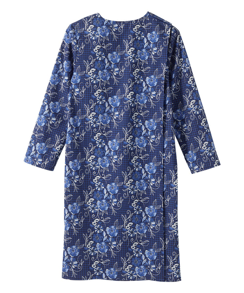 Women's No Peek Open Back Flannel Nightgown - Silverts 48