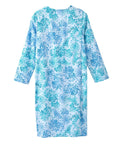Women's No Peek Open Back Flannel Nightgown - Silverts 31