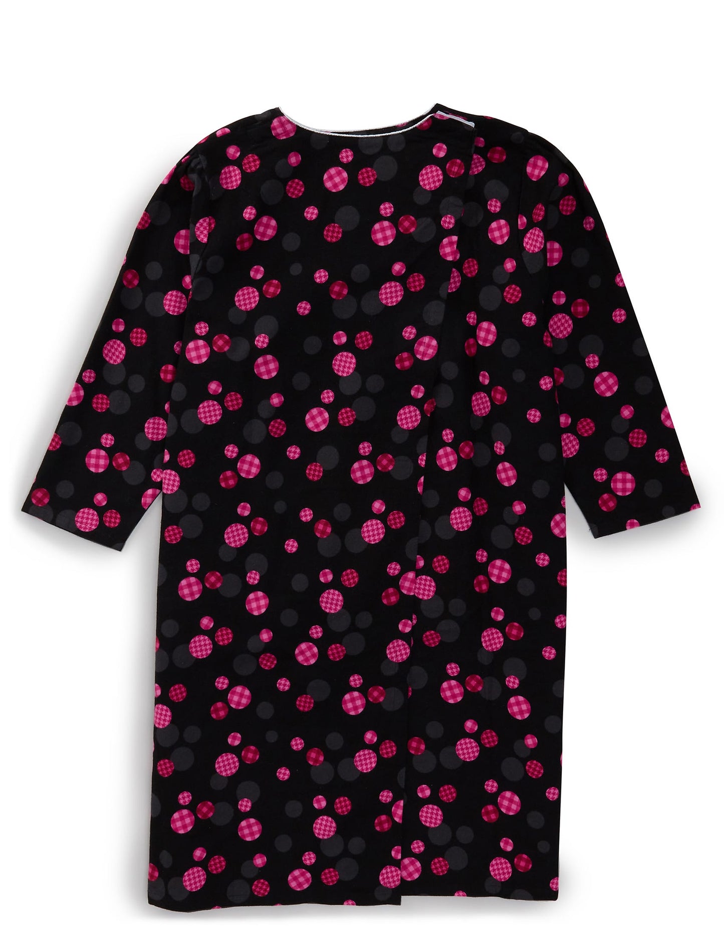 100% Cotton Flannel Hospital Gown with Snaps - Clearance