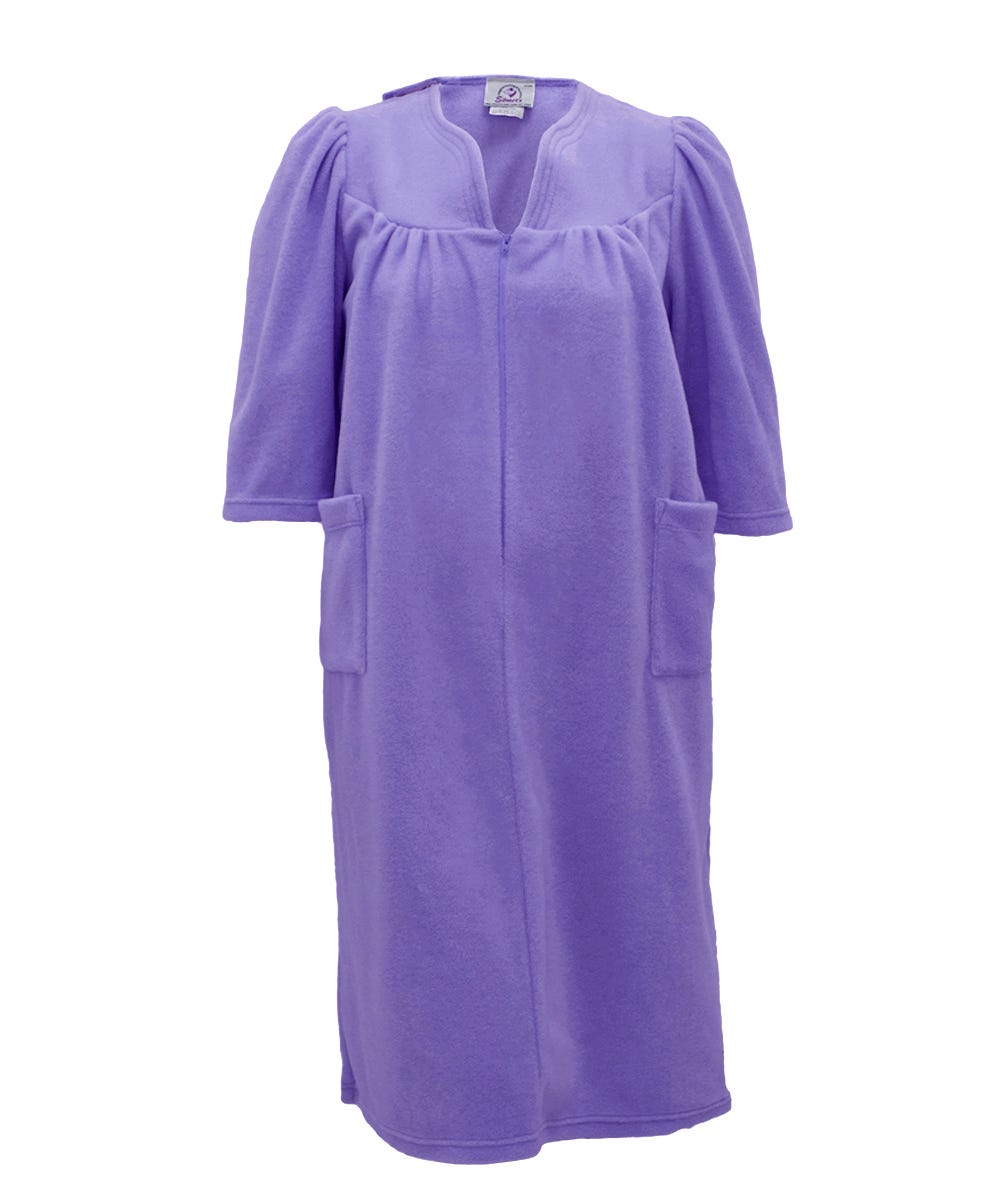 Womens Adaptive Fleece Housecoat