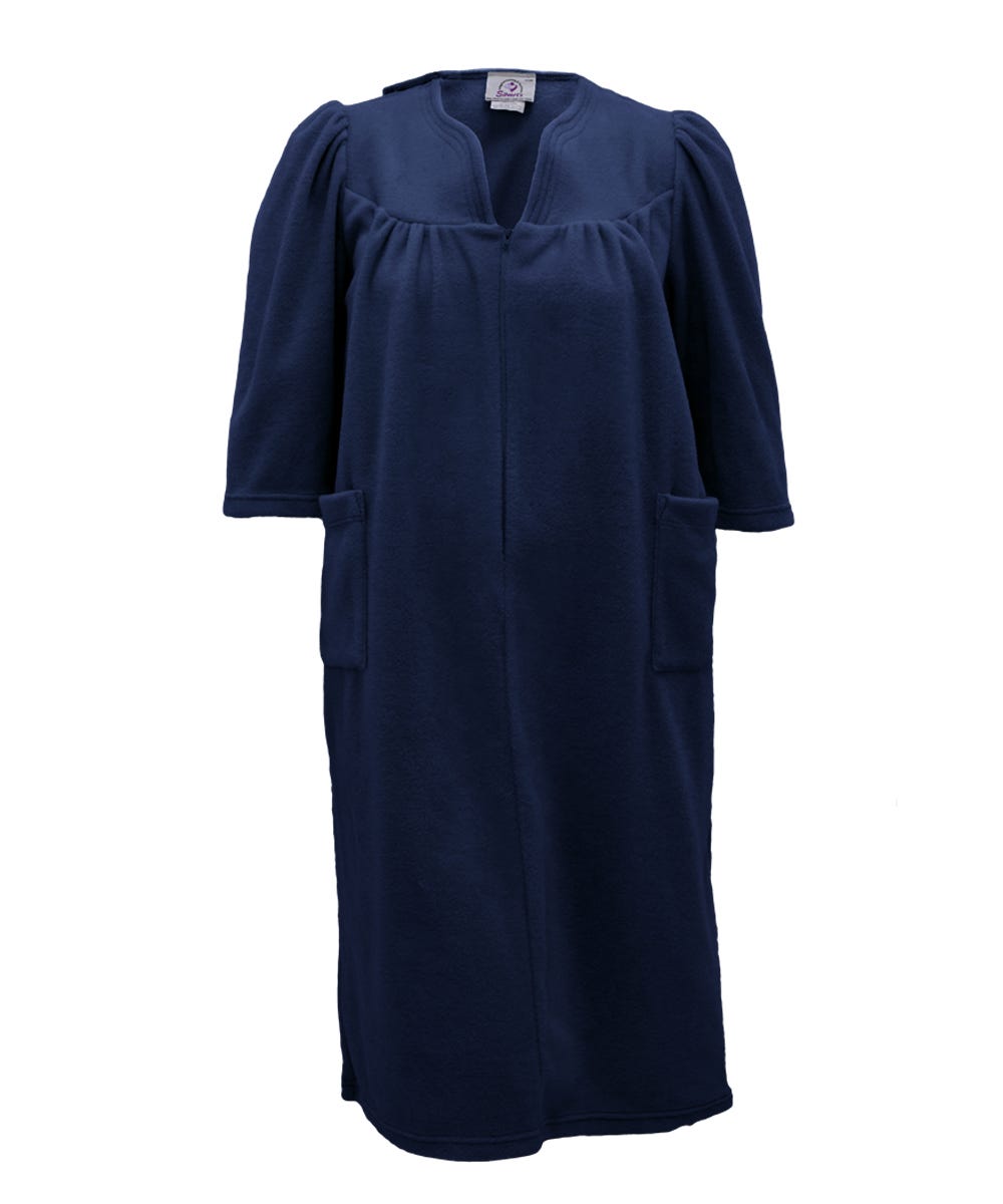 Womens Adaptive Fleece Housecoat