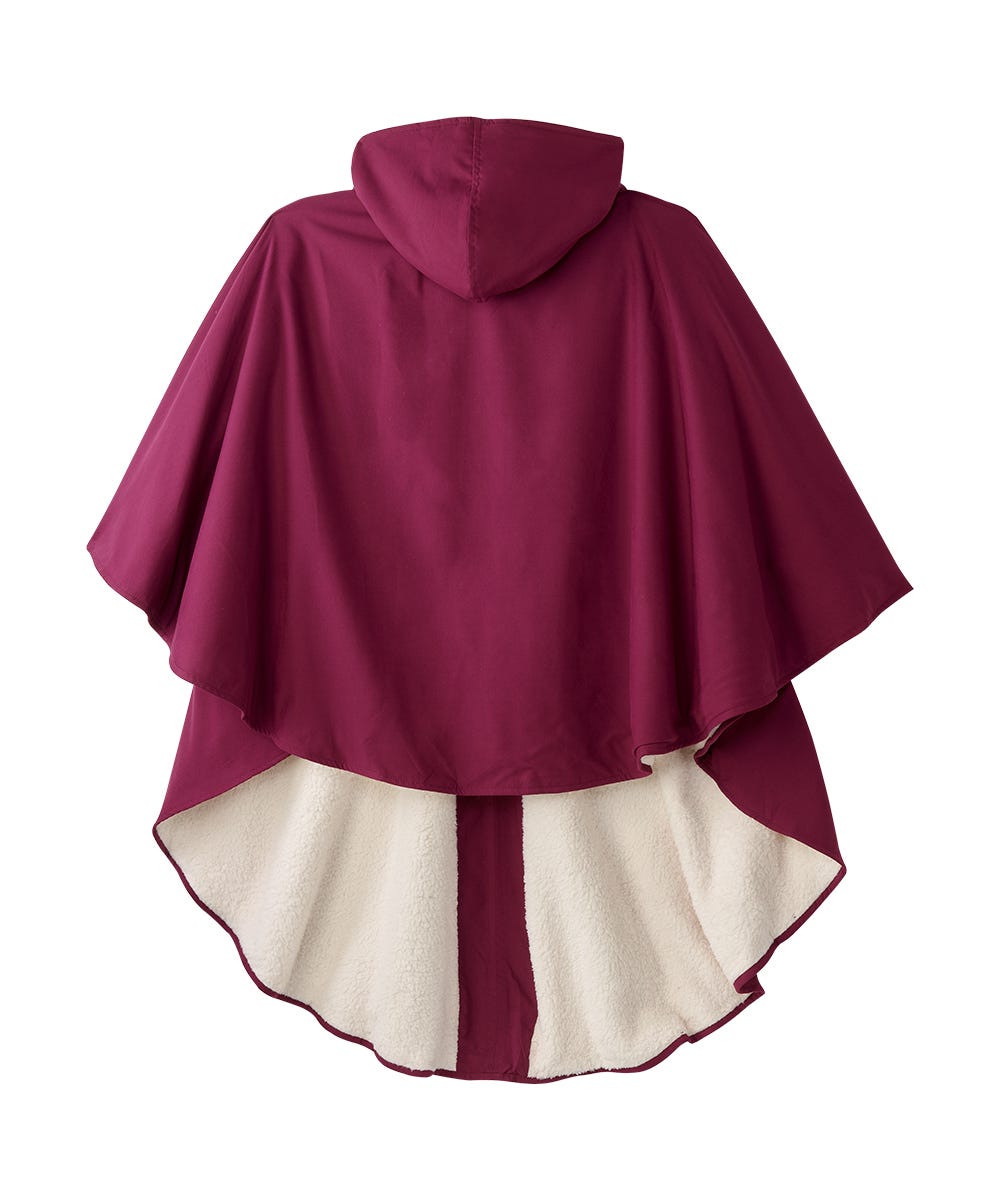 Warm Wheelchair Cape for Women & Men with Hood - Silverts 5