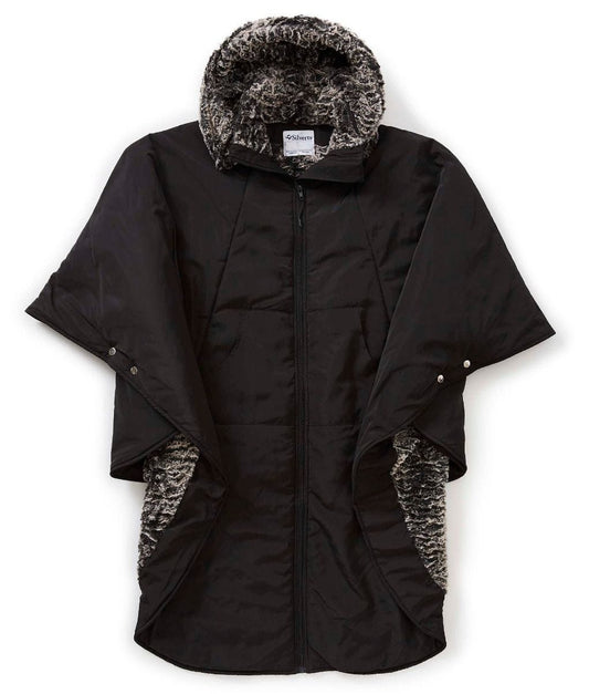 Luxurious Fur-Lined Winter Wheelchair Cape For Women - Clearance