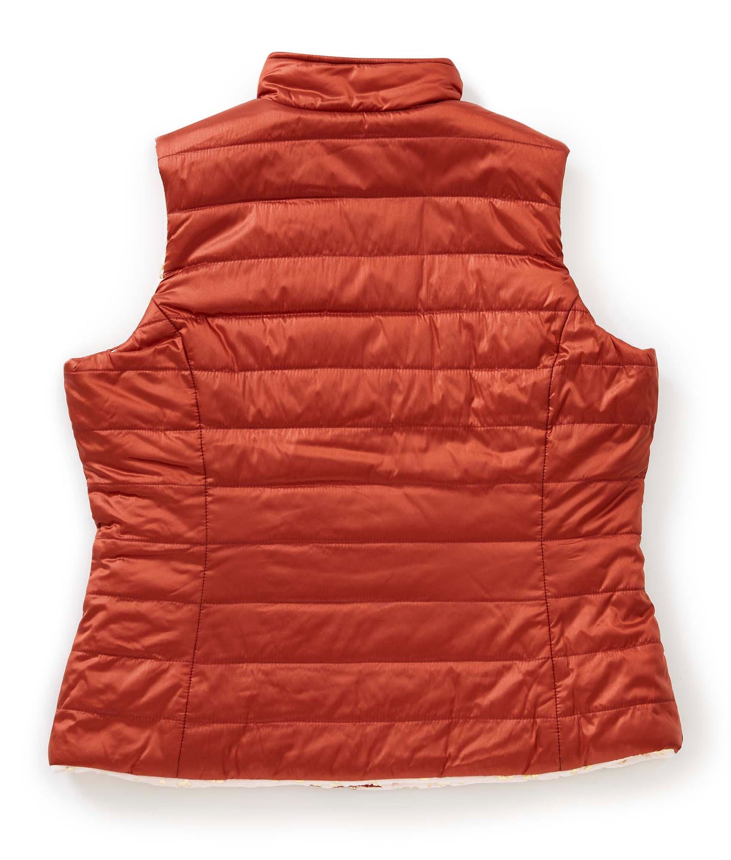 Women's Reversible Magnetic Snap Front Puffer Vest - Clearance