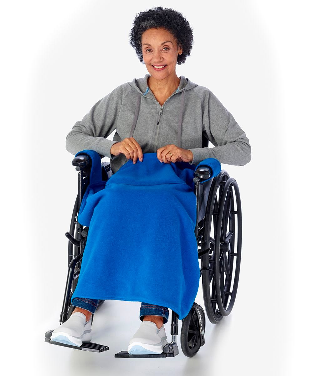 Women's & Men's Stay On Wheelchair Blanket
