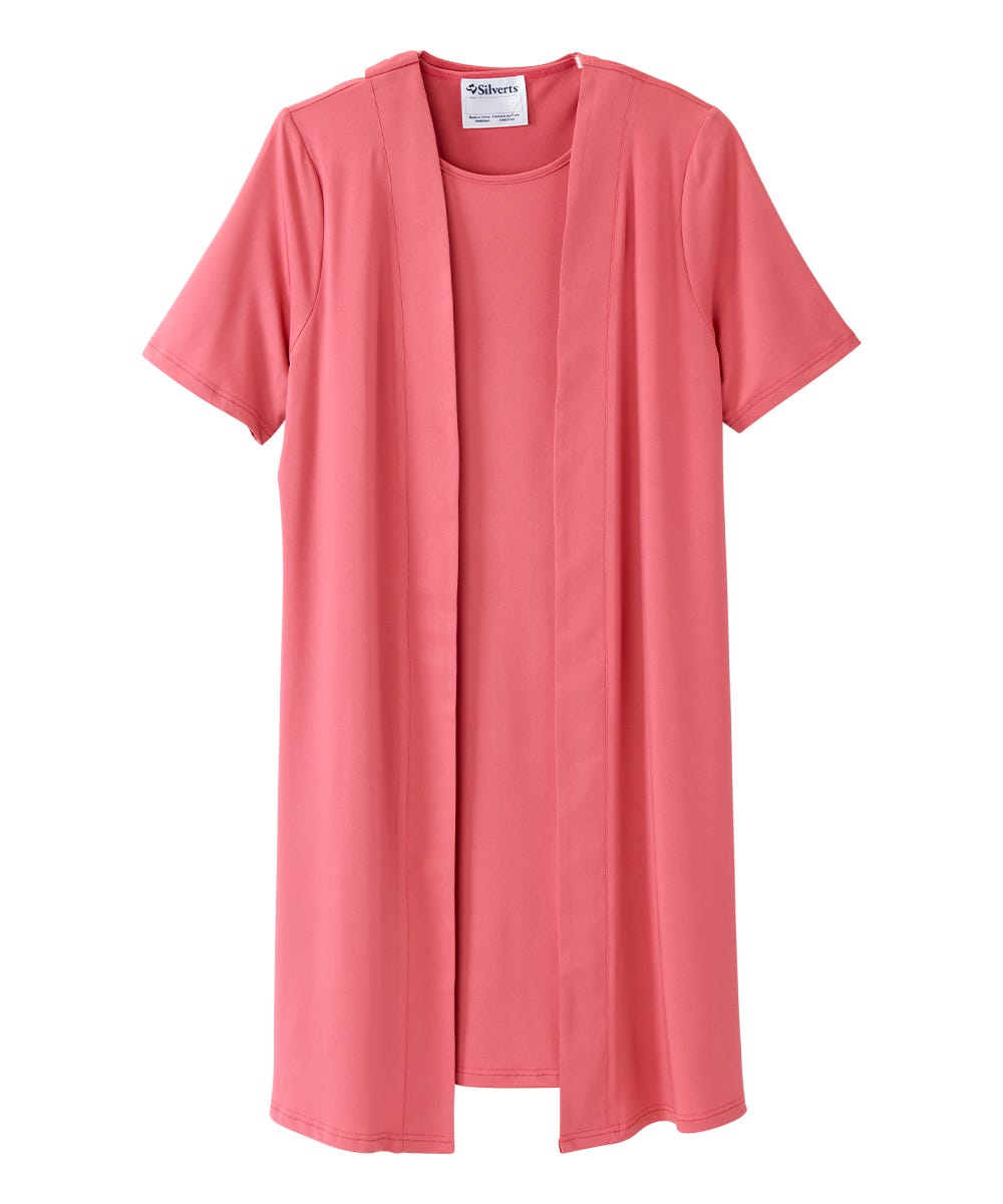 Women's Adaptive Open Back Stylish Twofer Dress