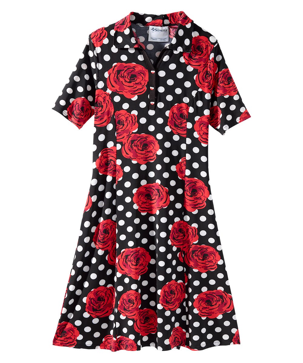 Women's Open Back Collared Dress