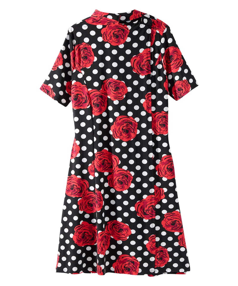 Women's Open Back Collared Dress - Clearance