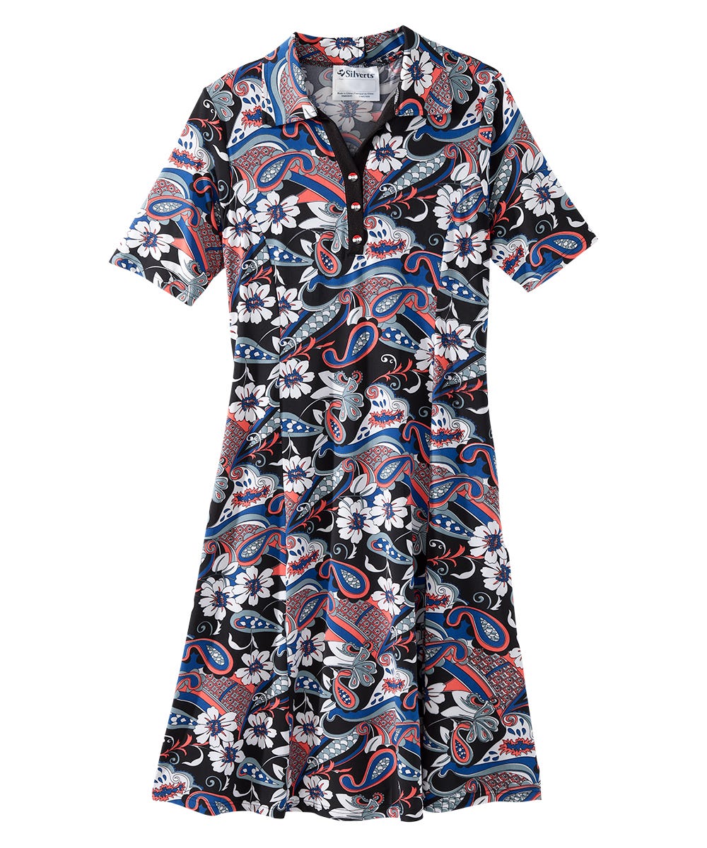 Women's Open Back Collared Dress - Clearance